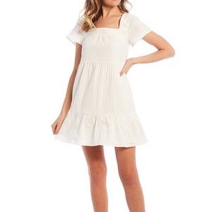 White flowy dress- Perfect for graduation